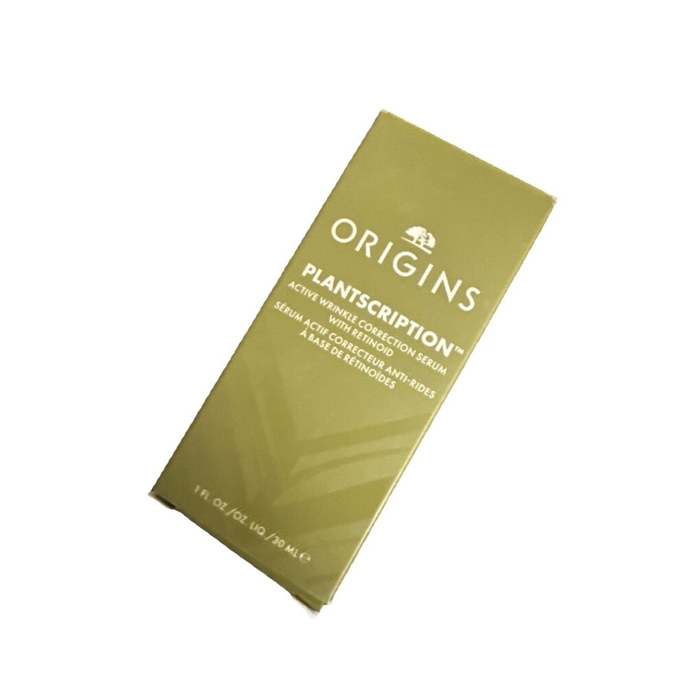 Origins Plantscription Active Wrinkle Correction Serum 1 fl oz 30 mL NEW $75